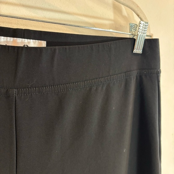 JOSEPH RIBKOFF Sz 14 (estimated) Pull On Pants Back Slits at Hem Line Trousers - Picture 2 of 8